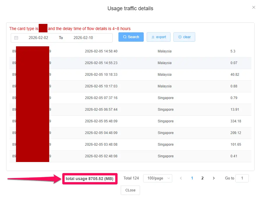 blivale_use_traffic_details_202602_singapore_malaysia_thailand_1a eSIM Malaysia, Singapore and Thailand 2026: one single profile for 3 countries with real unlimited data