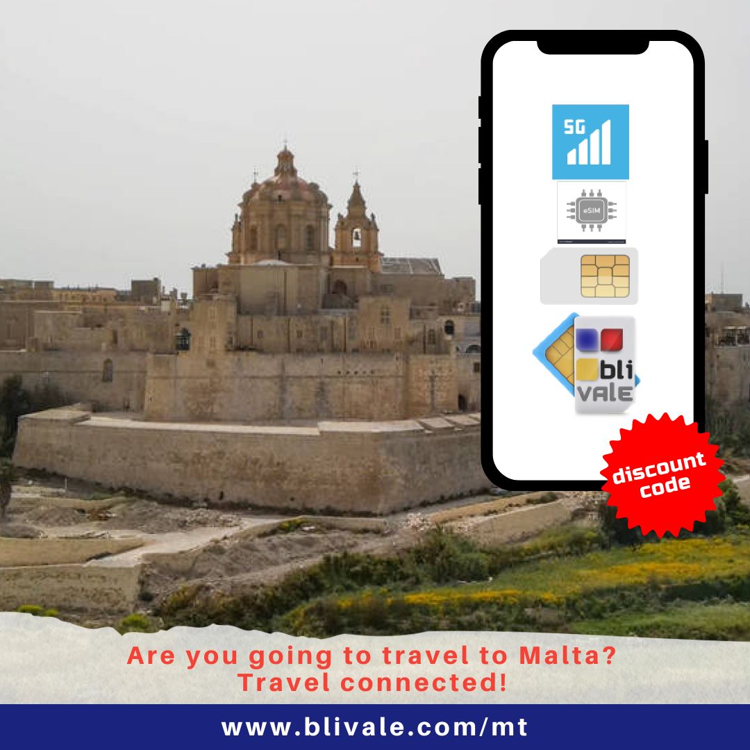 blivale_esim_sim_malta_mt_1080x1080 Are you going to travel to Malta? Travel connected!