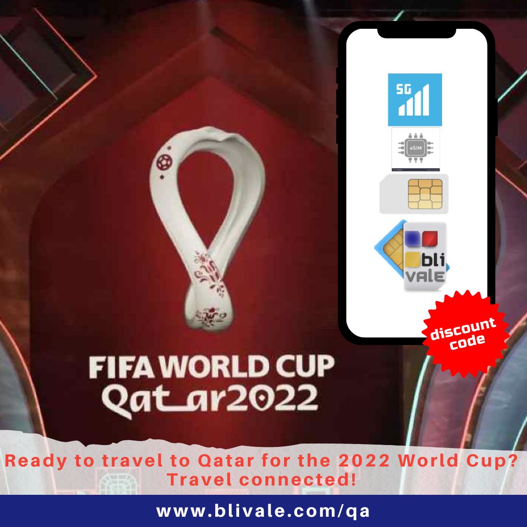 blivale_esim_sim_qatar_qa_1080x1080 Ready to travel to Qatar for the 2022 World Cup? Travel connected!