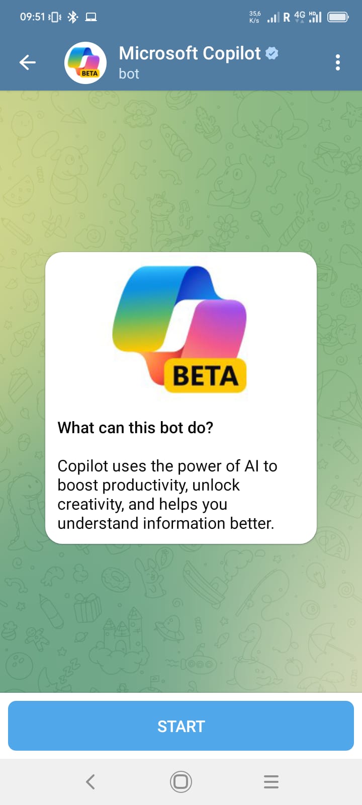 blivale_image_copilot_telegram_02 Sfrutta l'Intelligenza Artificiale di Microsoft Copilot su Telegram