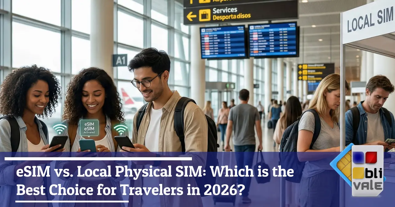 blivale-en-esim-vs-physical-sim-comparison-643x337 eSIM vs. Local Physical SIM: Which is the Best Choice for Travelers in 2026?