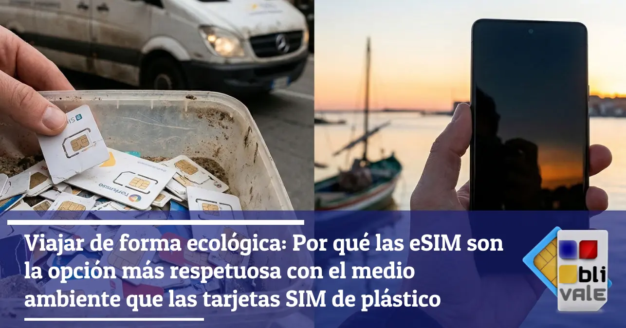 blivale-es-esim-impacto-ambiental-sim-plastico-643x337 Viajar de forma ecol&oacute;gica: Por qu&eacute; las eSIM son la opci&oacute;n m&aacute;s respetuosa con el medio ambiente que las tarjetas SIM de pl&aacute;stico