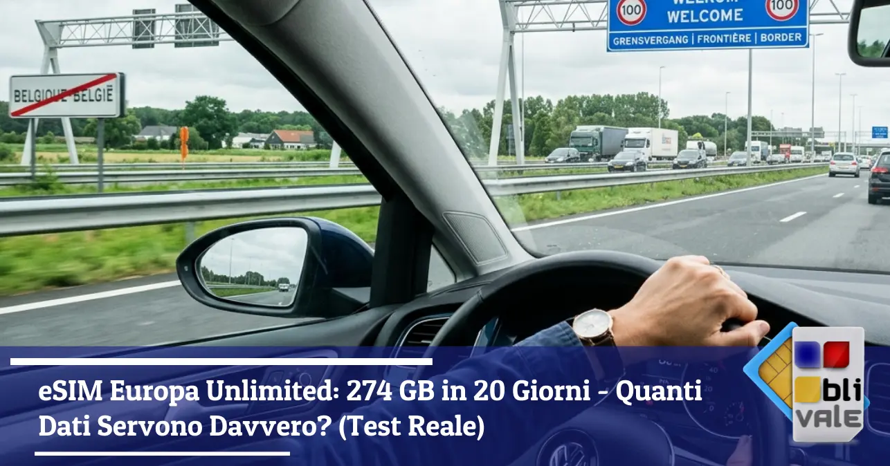 blivale-it-esim-europa-unlimited-log-traffico-reale-643x337 eSIM Europa Unlimited: 274 GB in 20 Giorni - Quanti Dati Servono Davvero? (Test Reale)