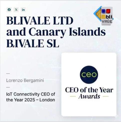 blivale_image_iot-connectivity-ceo-of-the-year-2025_800x800 BLIVALE triumphs in London: Lorenzo Bergamini named IoT Connectivity CEO of the Year 2025