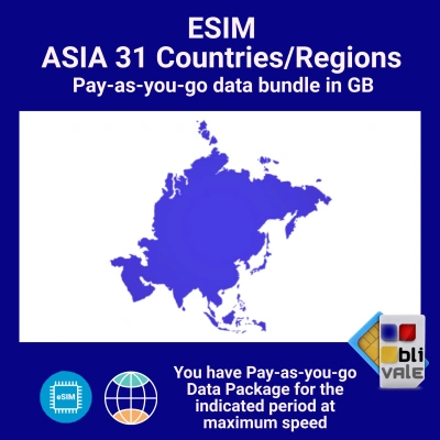 blivale_en_esim_new_asia_31_countries_1080x1080 eSIM per i 31 Paesi/regioni dell'ASIA
