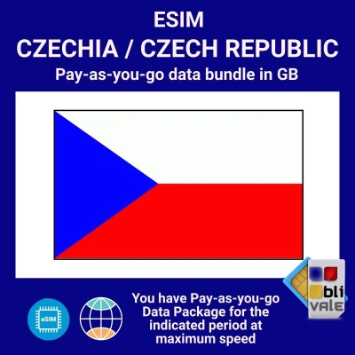 blivale_en_esim_new_czechslovakia_pay-as-you-go_data_package__1080x1080 eSIM per la Repubblica Ceca / Repubblica Ceca (CS) Pacchetto Dati