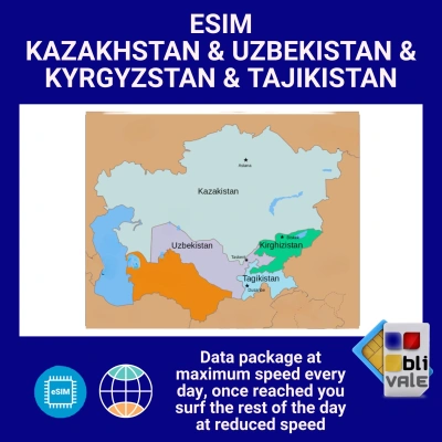 blivale_en_esim_new_kazakhstan__uzbekistan__kyrgyzstan__tajikistan_data_package_1080x1080_139612920 eSIM para KAZAJIST&Aacute;N, UZBEKIST&Aacute;N, KIRGUIST&Aacute;N y TAYIKIST&Aacute;N (KZ UZ KG TJ) Ilimitada