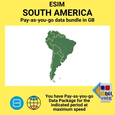 blivale_en_esim_south_america_pay-as-you-go_data_bundle_in_gb_1080x1080 eSIM per il SUD AMERICA Pacchetto Dati GB al Giorno